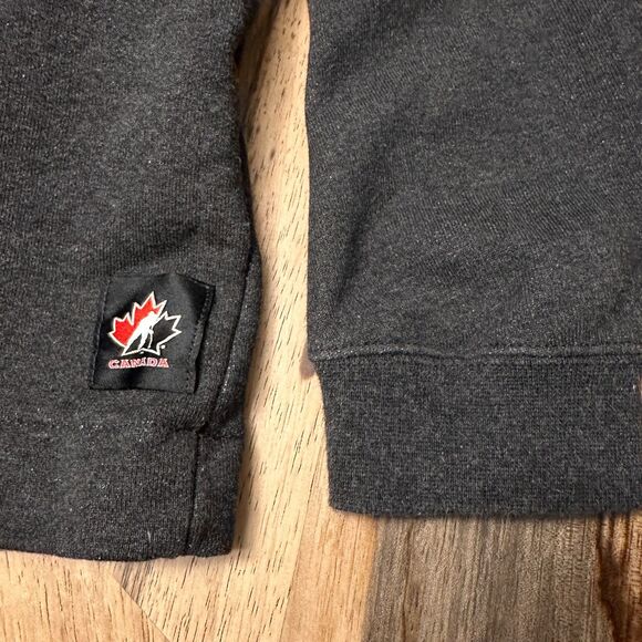Nike Team Canada Hockey Sweatshirt Men’s Medium Black Gold Olympic Crew - Picture 7 of 15